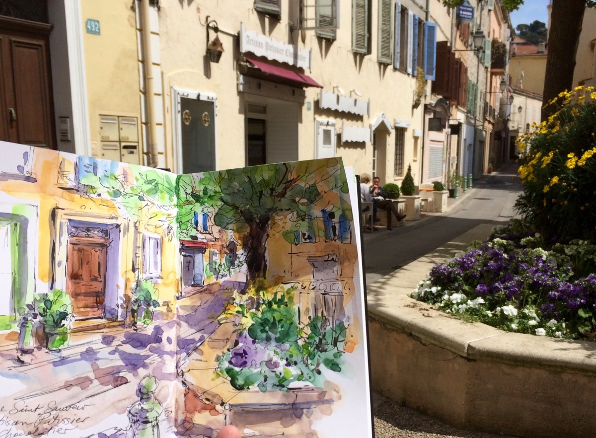 Spring morning on Rue Saint Sauveur