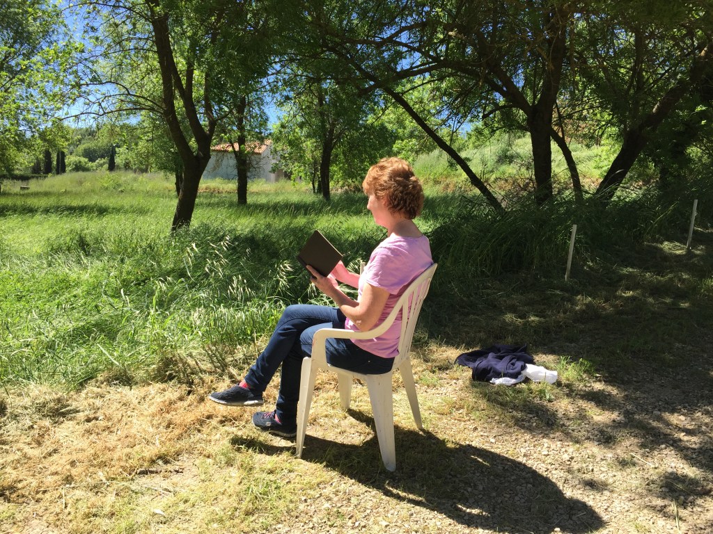 Quiet moment for Brenda